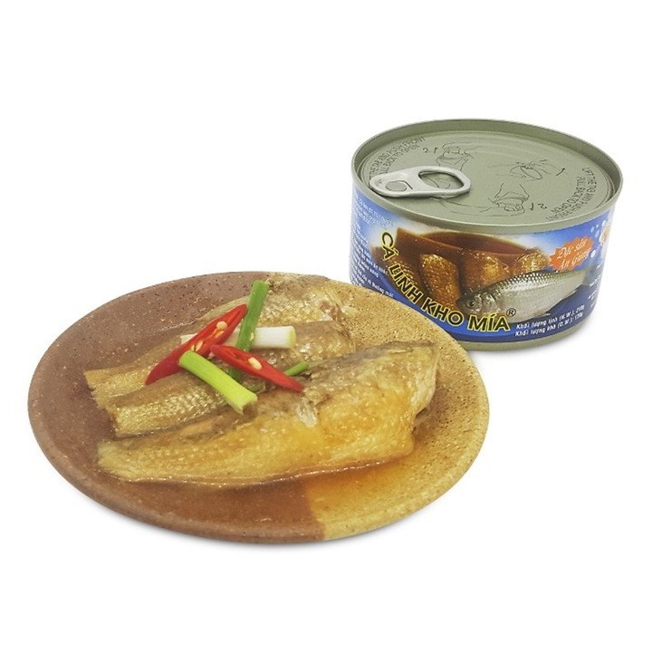 CÁ LINH KHO MÍA đóng hộp 210g ANTESCO