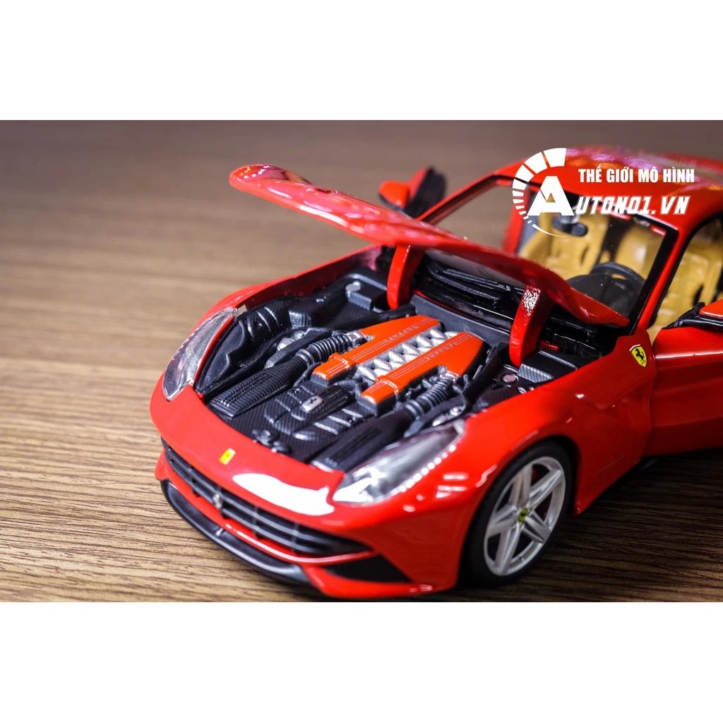 MÔ HÌNH FERRARI F12 BERLINETTA RED 1:24 BBURAGO 1307