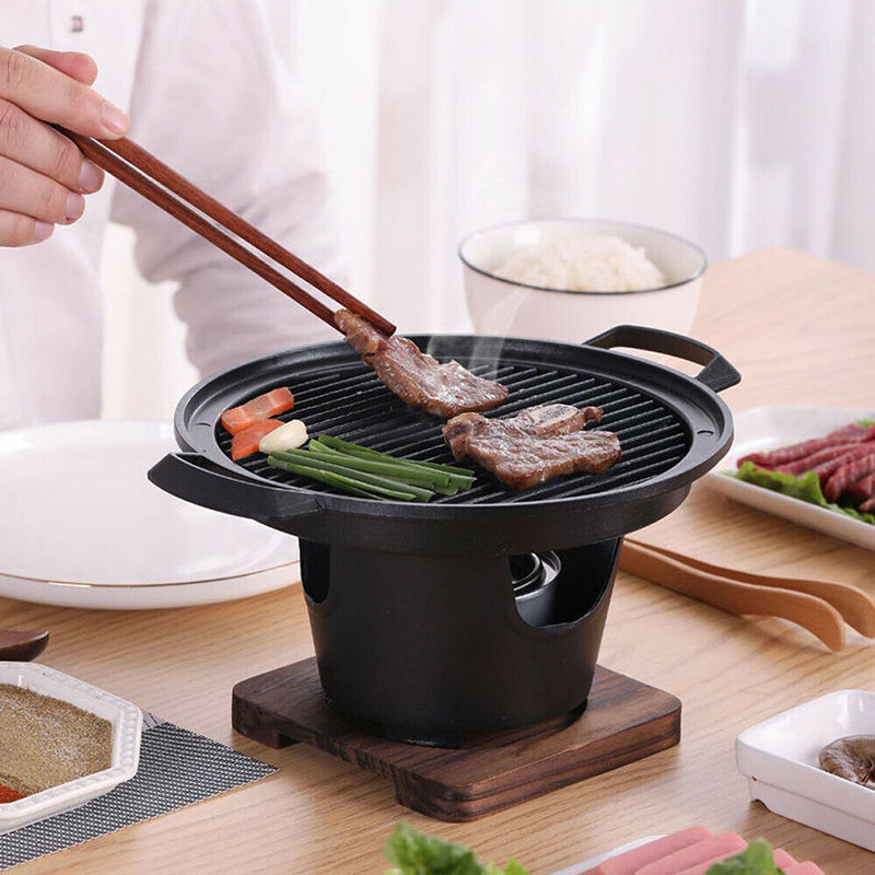 Bộ Bếp Nướng Bbq Bằng Gỗ Phong Cách Nhật Bản