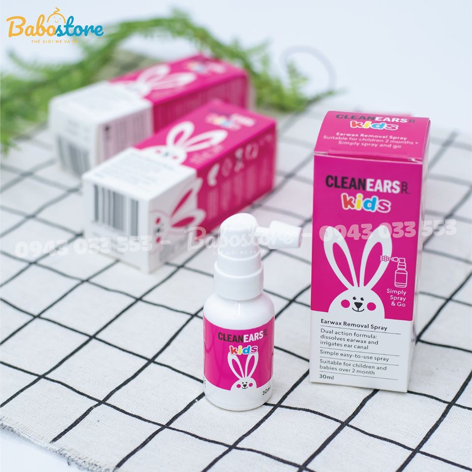 Xịt tan rắy tai cleanears