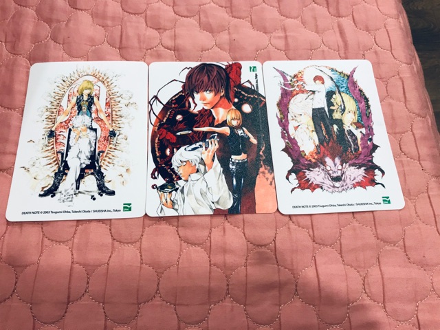 Thẻ Postcard Death Note ĐB & Đen trắng lẻ