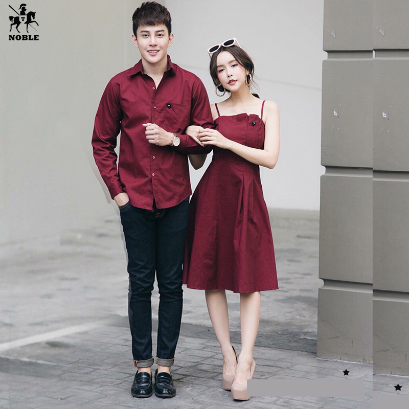 [Freeship] Set đồ đôi nam nữ hàng thiết kế thời trang Noble hàng xuất khẩu TN022 (KÈM ẢNH THẬT)