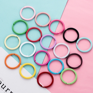 Diy Accessories Keychain DIY Accessories Jewelry Important 30mm Round Candy Paint Color Color Plus Iron Lap Round