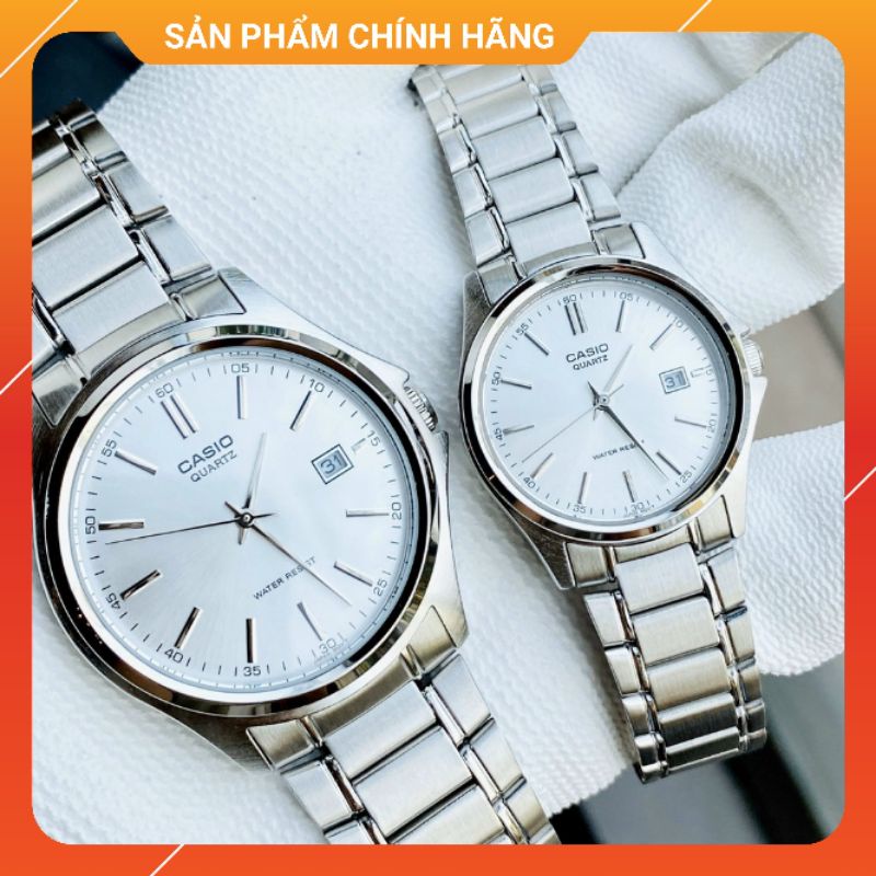 Đồng hồ đôi nam nữ dây thép chính hãng Casio MTP-1183A-7A