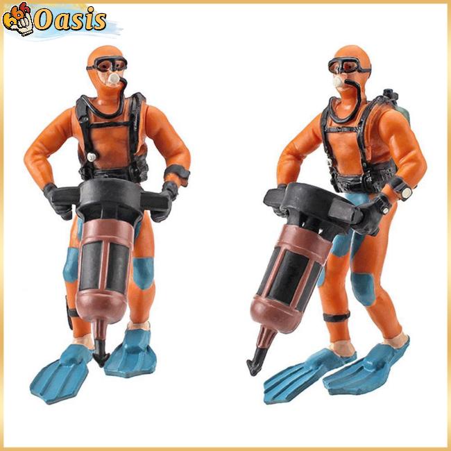 Mô Hình Thợ Lặn Sống Động Như Thật Dùng Trang Trí Bể Cá