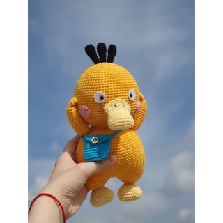 [Thú len Handmade] Vịt vàng Psyduck cao cấp bằng len