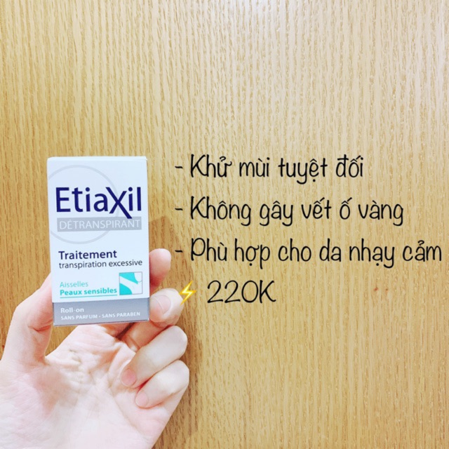 Lăn khử mùi Etiaxil 15ml