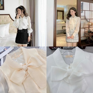  ÁO SƠ MI VOAN CỔ NƠ CỰC XINH ASM88 