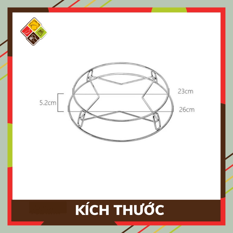 Giá đặt bếp lẩu nướng BEHOMEMALL giá inox 304 đặt chảo bếp cao cấp, tiện lợi