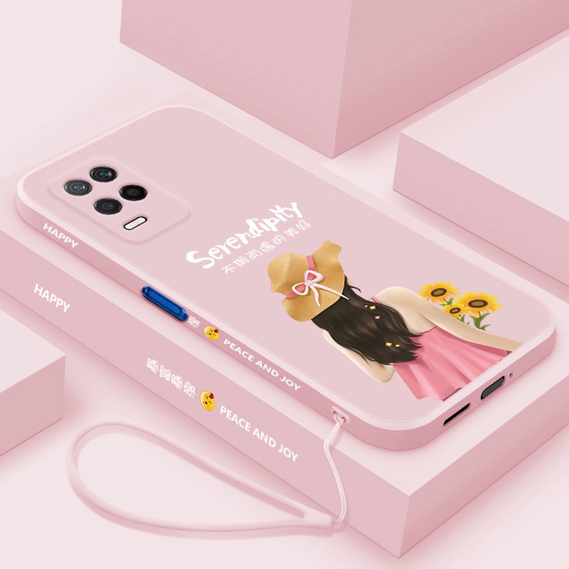 Ốp Điện Thoại TPU Họa Tiết Hoa Hướng Dương Cho realme 5 5S 5i C3 6i realme 5 PRO realme 6 PRO realme 6 realme 8 5G realme 8 5G