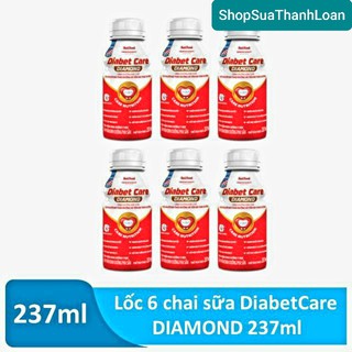 [HSD T11-2022] LỐC 6 Chai SBPS DIABET CARE DIAMOND 237ML (dành cho người đái tháo đường)