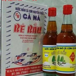 sỉ 10 thùng 30lit ,60 chai nước mắm cà ná bé bầu ninh thuận