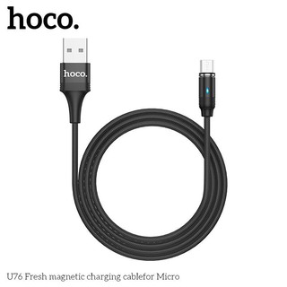 Cáp sạc nhanh nam châm micro usb - Hoco U76 - HĐH Android