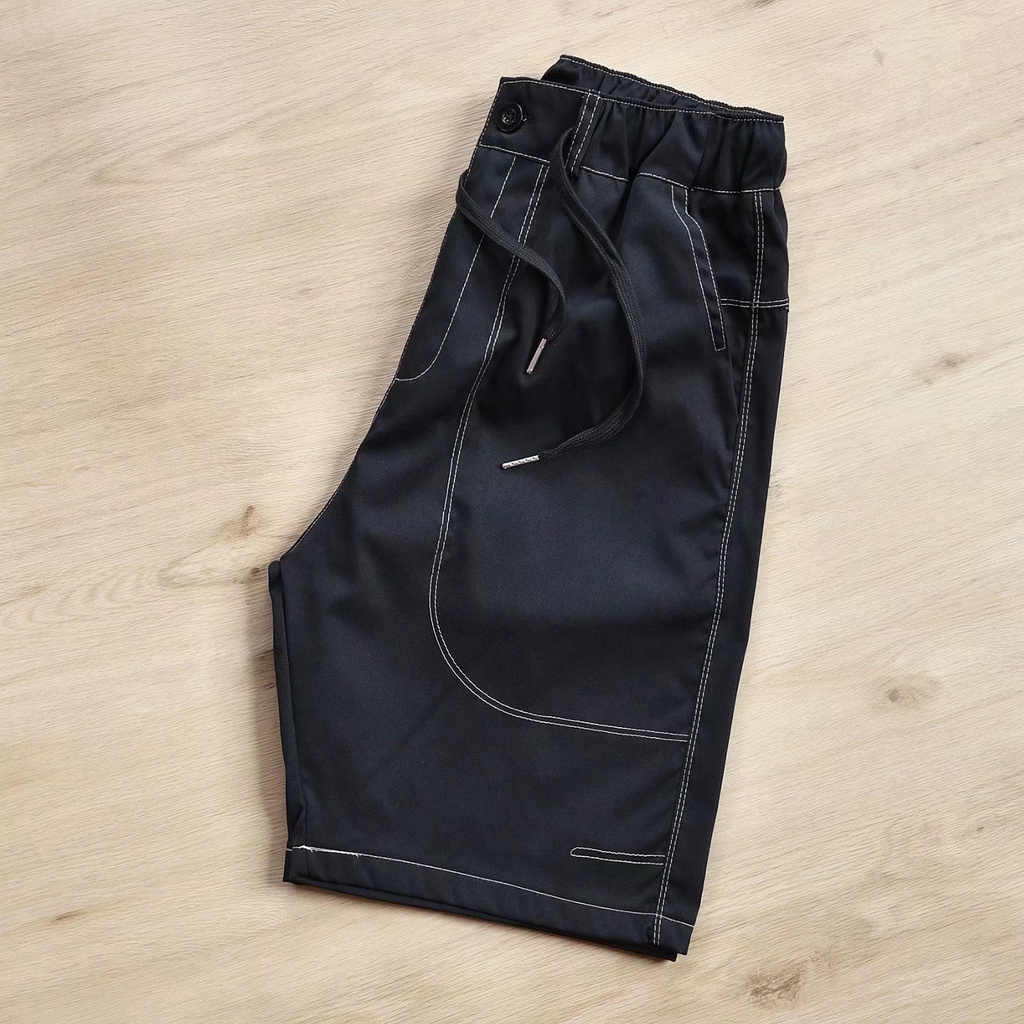 Quần Short Thể Thao Dáng Rộng Phối Túi Lớn Phong Cách Hàn Quốc Thời Trang Cho Nam Size M-3XL