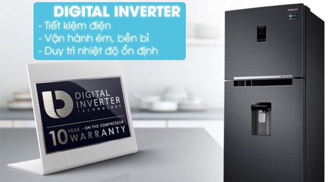 Tủ lạnh Samsung Inverter 360 lít RT35K5982BS/SV(Miễn phí giao tại HCM-ngoài tỉnh liên hệ shop)