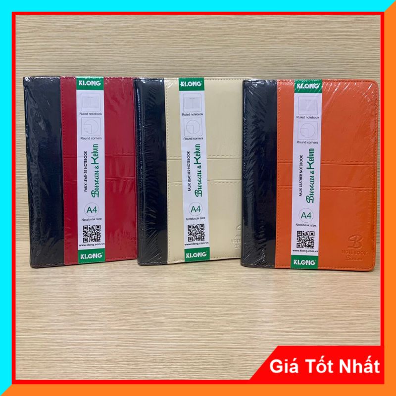 Sổ Da Bureau A4 KLong 333 - 400 Trang - Thiết Kế Trang Trọng Lịch Sự Và Chất Lượng Giấy Cao Cấp