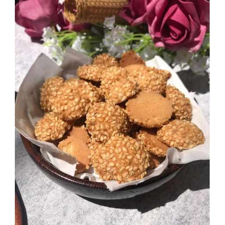 500g Đồ ăn vặt bánh trứng nhện vừng ăn vặt giòn ngon hấp dẫn