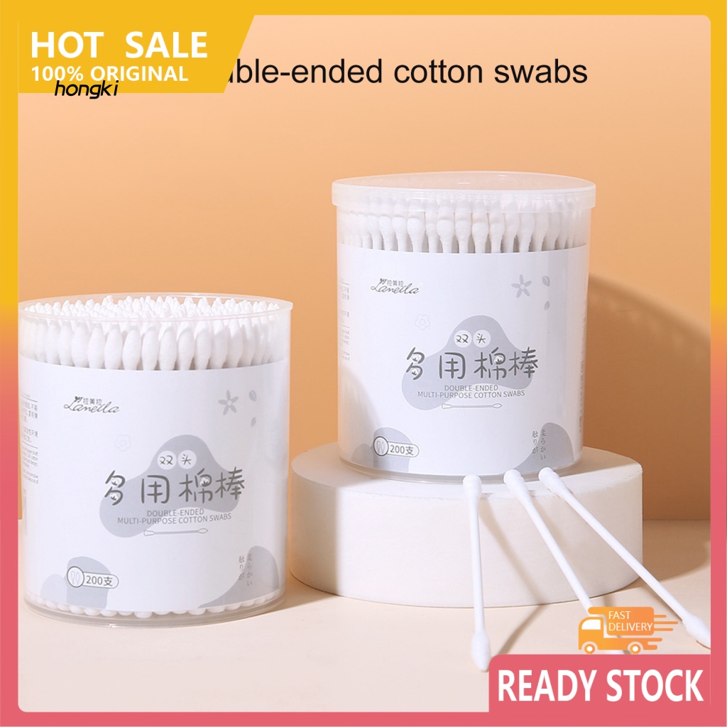 Hộp Tăm Bông Trang Điểm Hai Đầu Tiện Dụng