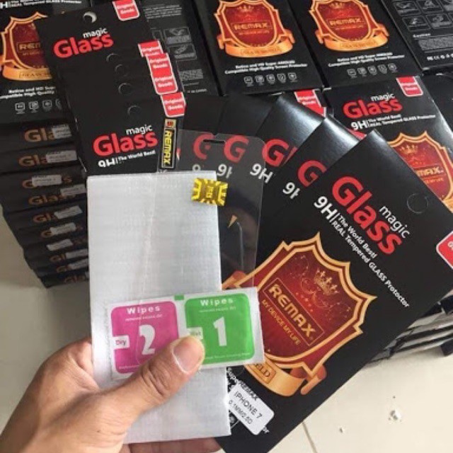 Dán Kính cường lực REMAX mỏng 0,15mm, không full, IPHONE 6 /6s /6+/6s+/ 7/8/7+/8+/ x/xs max /11 pro max /11