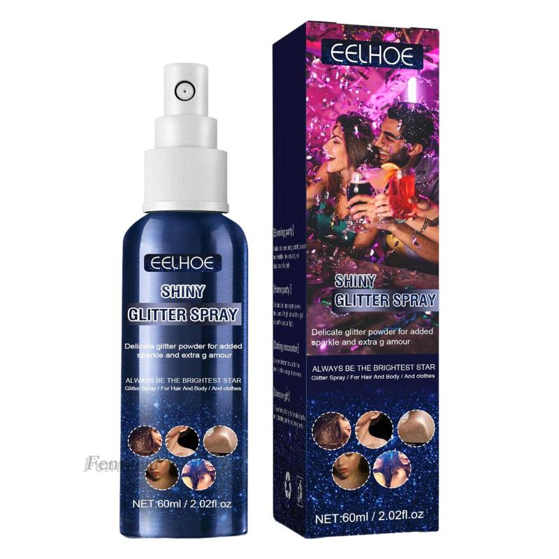 Chai Xịt Kim Tuyến Fenteer1 2.02fl.oz Dành Cho Trang Điểm Tiệc Tùng