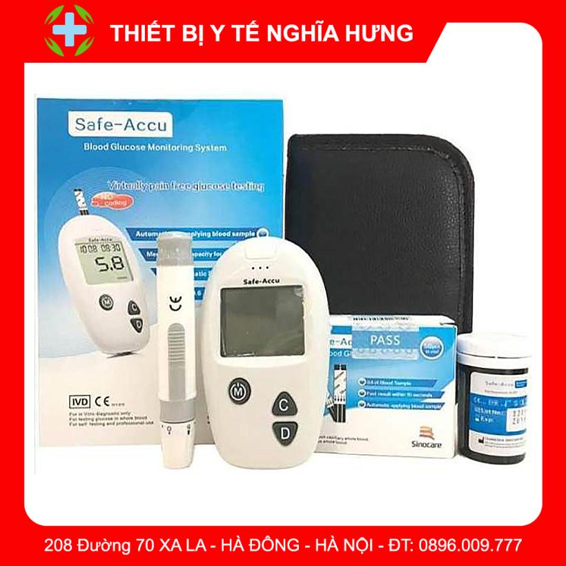 Máy Đo Đường Huyết Safe - Accu Chính Hãng SINOCARE [Bảo Hành Trọn Đời]