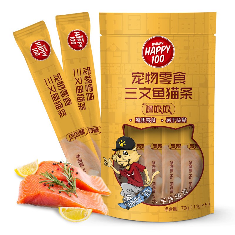 [GIÁ SỐC] Súp Thưởng Wanpy Happy 100 Cho Mèo - Pate Mèo Wanpy Happy 100 - Thức ăn dinh dưỡng thú cưng Gogi MEOW MART