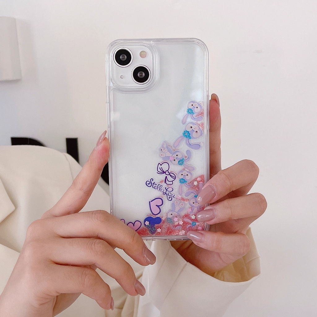 Ốp Điện Thoại Dẻo Màu Trong Suốt Họa Tiết Ngôi Sao Lấp Lánh Cho IPhone 13 Pro MAX 12 11 Pro MAX XS MAX XR X 7+8 Plus