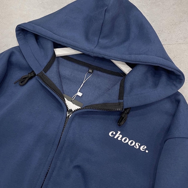 [ sẵn ] Áo Khoác Nỉ Form Rộng CHOOSE 2 màu [ nam nữ mặc ] | BigBuy360 - bigbuy360.vn