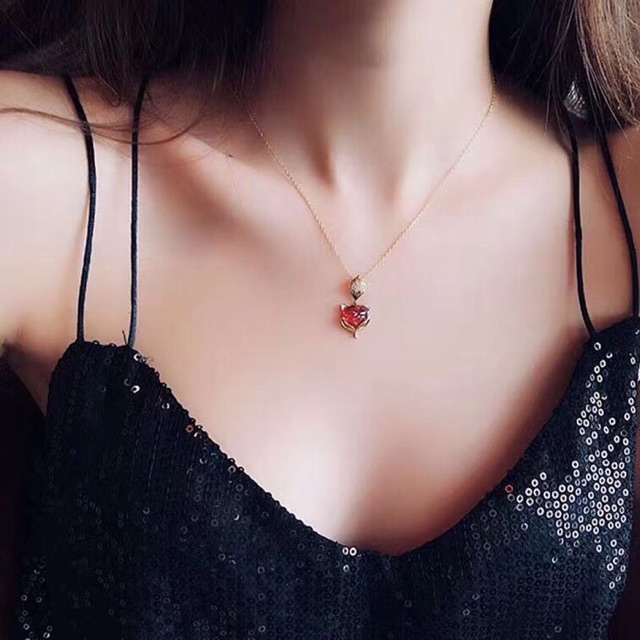 Dây chuyền hồ ly bạc Ý Silver S925-Minh Tâm Jewelry