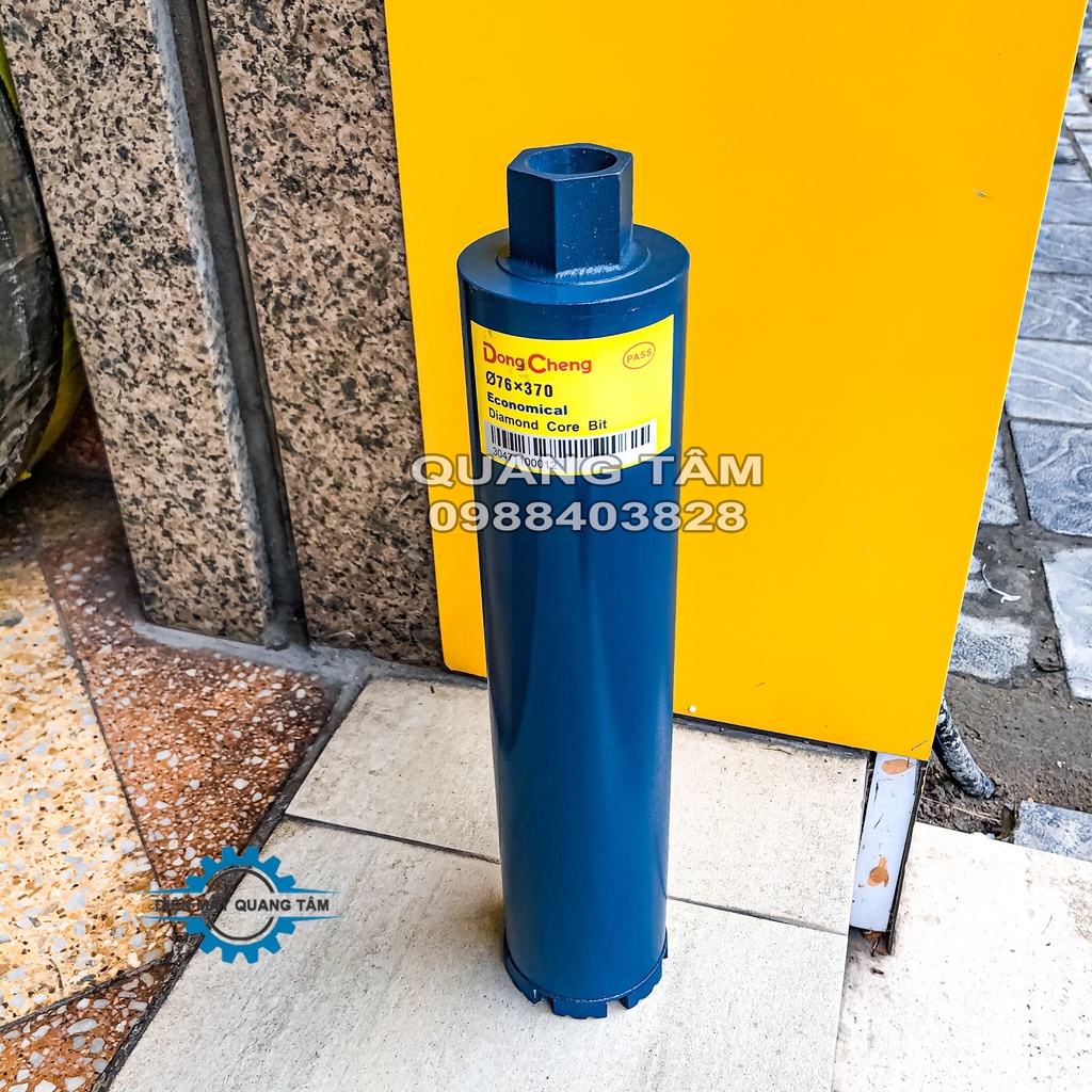 Mũi Khoan Rút Lõi Bê Tông Phi 76 x 370mm Dongcheng