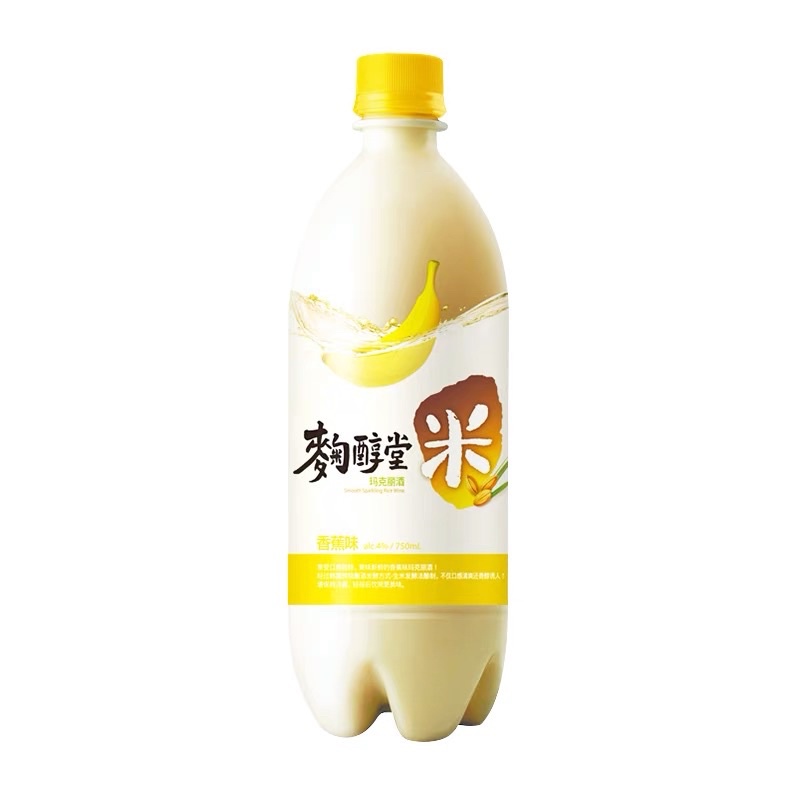 Soju Nước Gạo Lên Men Hàn Quốc Makgeolli Kook Soon Dang vị trái cây [Đào_Nho_Chuối_Truyền thống] chai thơm ngon dễ uống