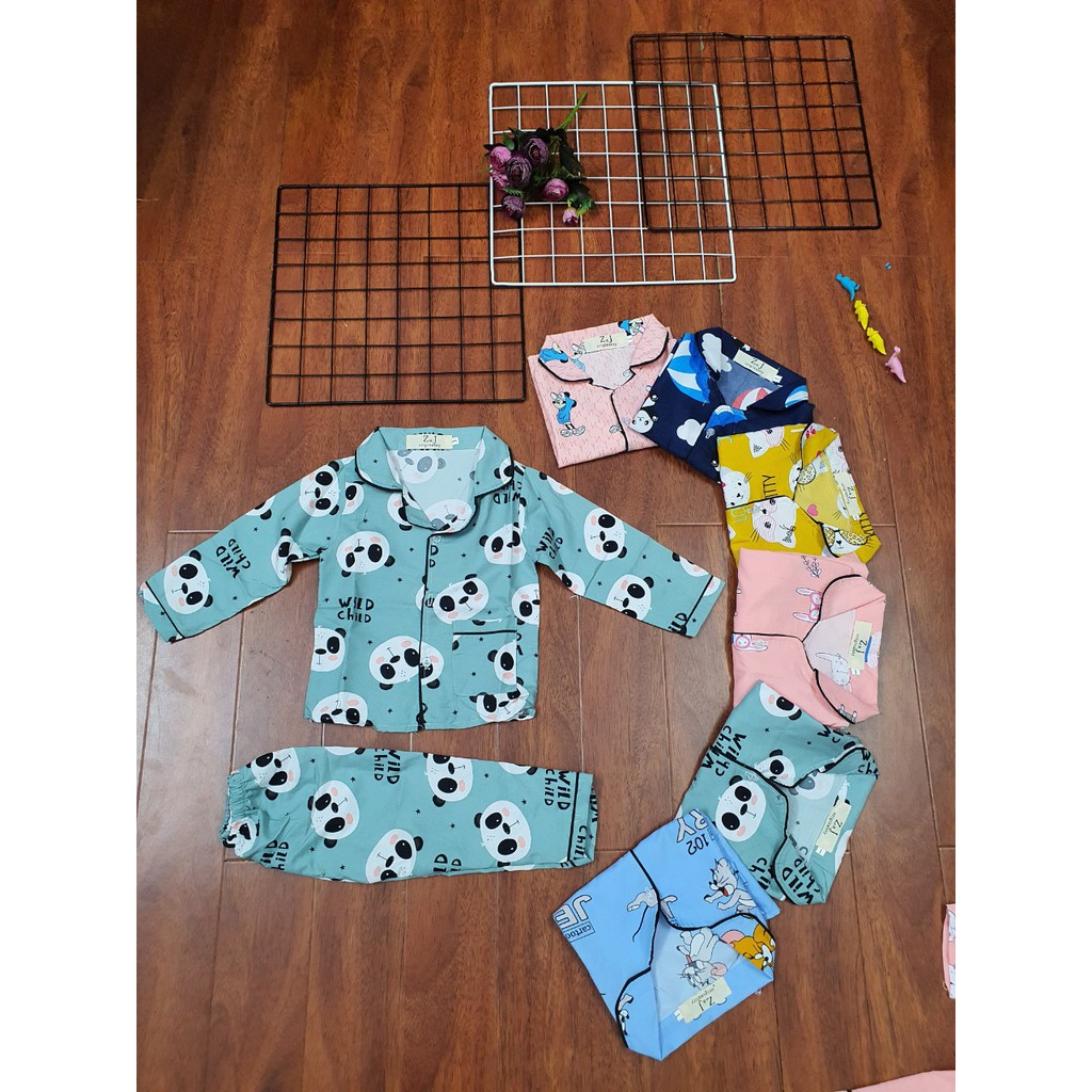 [ ẢNH THẬT SHOP TỰ CHỤP ] Bộ Pijama trẻ em dài tay dưới 20kg KATE THÁI LOẠI nhiều mẫu cực xinh cho bé