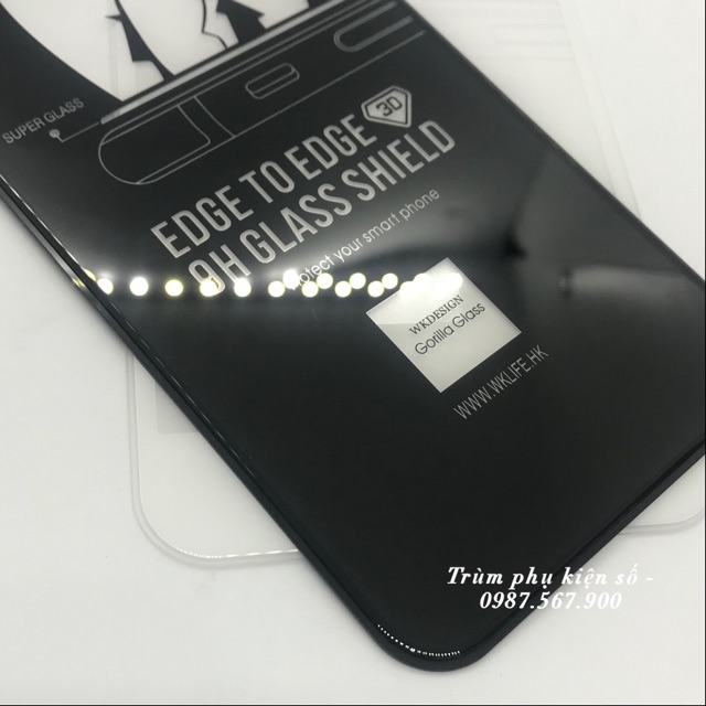 CƯỜNG LỰC FULL MÀN IPHONE CHÍNH HÃNG WK