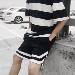 Quần short 2v đen ulzzang unisex