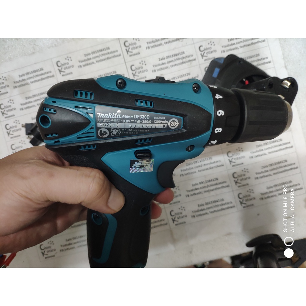 Đế chuyển pin máy khoan, vit Makita 10.8-12V Li-ion sang dùng hộp pin cài Makita
