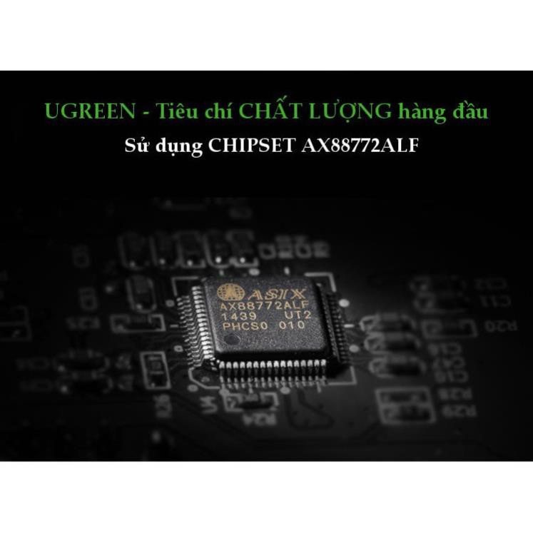 Ugreen 30287,50307 - Cáp chuyển USB 3.1 Type C sang mạng Lan tốc độ cao  ✔Hàng Chính Hãng✔