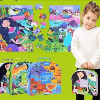 [Mideer] Bộ xếp hình Puzzle 100 miếng - Dinosaur