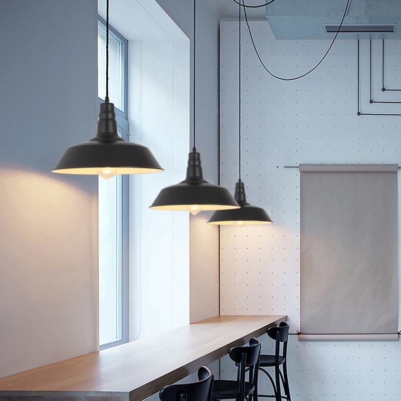 Đèn thả đơn hoa văn con tiện, SuperVilighting, mã THAHOAVANCONTIEN, Đui E27, trang trí shop, quán, Bảo hành 24 tháng