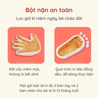 [Mẫu mới nhất]Khung in dấu chân tay cho bé