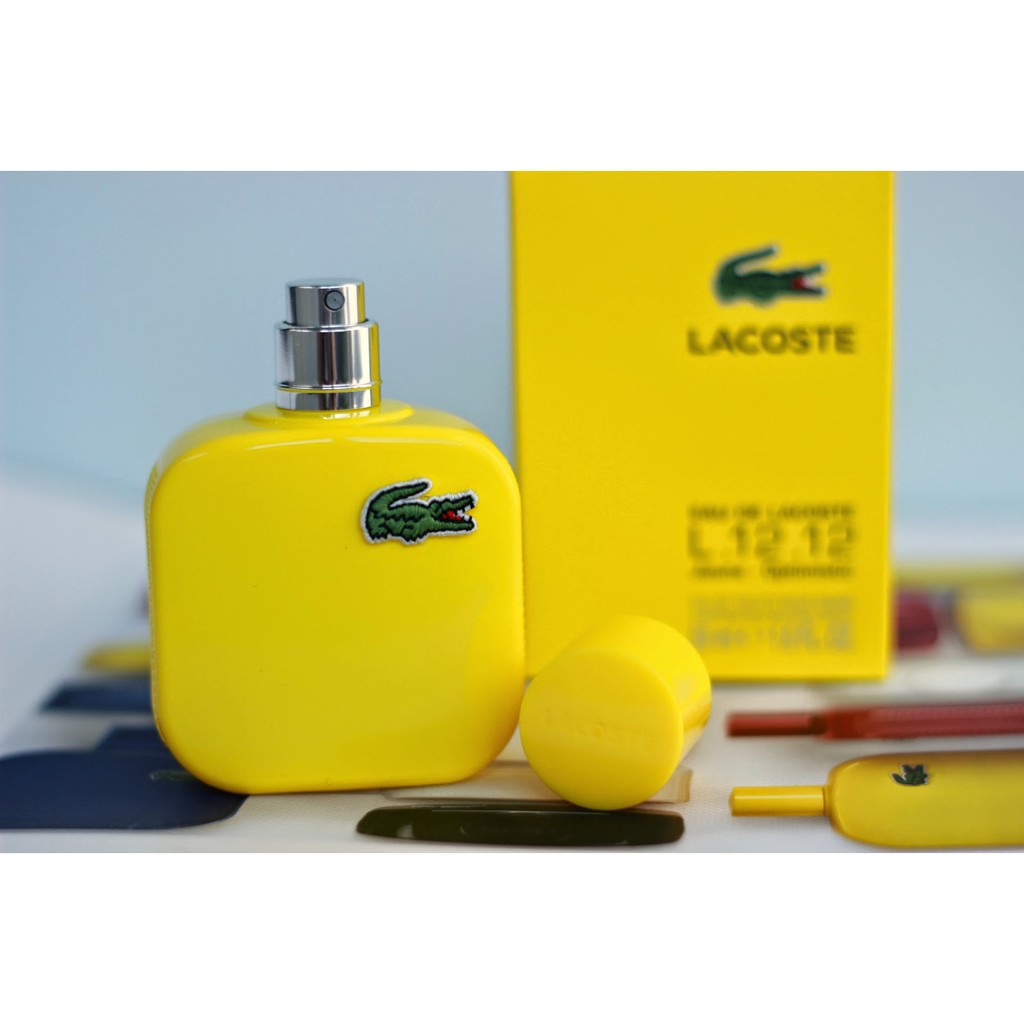 Nước Hoa Chính Hãng Lacoste L12.12 Jaune Yellow EDT Chiết 5ml/10ml/20ml