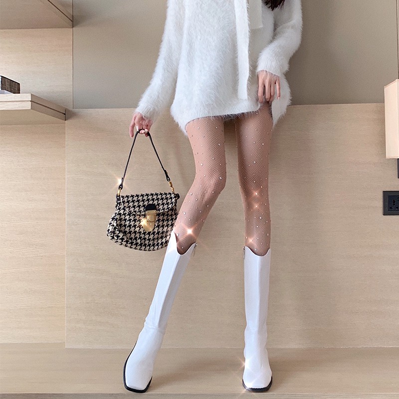 TẤT LƯỚI ĐÍNH HẠT KIM TUYẾN