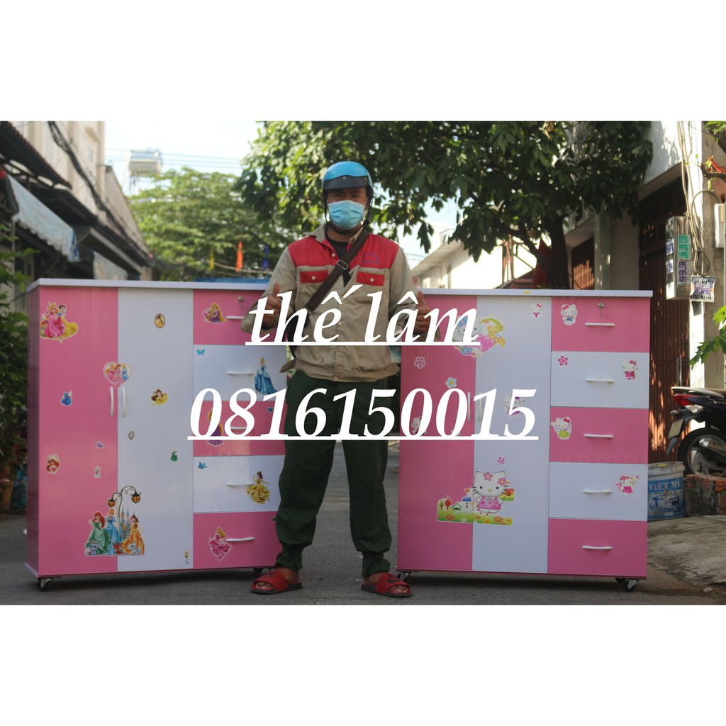 Tủ nhựa Đài Loan 2 cánh 5 ngăn HCM