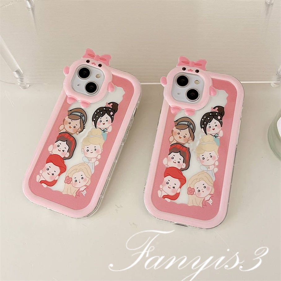 Ốp Điện Thoại Mềm Trong Suốt Họa Tiết Hoạt Hình Dễ Thương Cho iPhone 14 13 12 11 Pro Max X XR Xs Max 8 7 6 6s Plus SE 2020