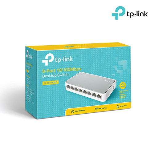 Bộ chia tín hiệu 8 cổng TP-Link TL-SF1008D 8 port switch 10/100 Mbps Kiểm soát lưu lượng