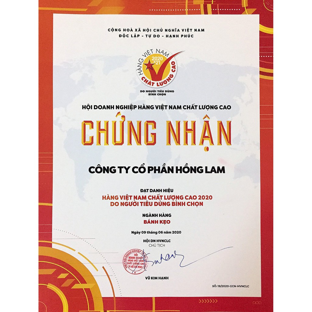 Chuối Sấy Dẻo Hồng Lam - Ngọt Dẻo - 500gr/Gói