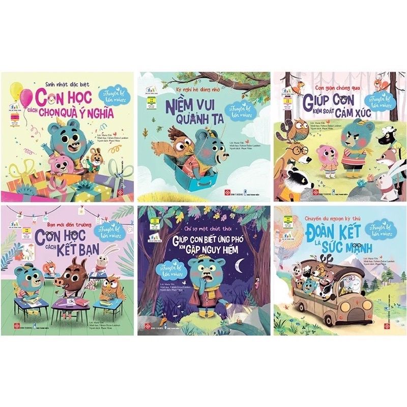 Sách - Truyện kể bốn mùa - Bộ 6 quyển cho bé 2 - 8 tuổi