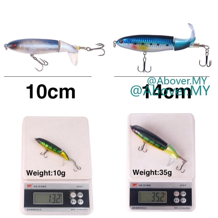 Mồi Câu Cá Nổi Cứng 8 Màu 13g / 35g 10cm / 14cm