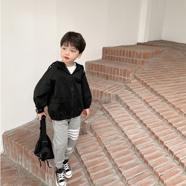 Áo Khoác Có Mũ Trùm Thời Trang Hàn Quốc Mới 2022 Dành Cho Bé Trai