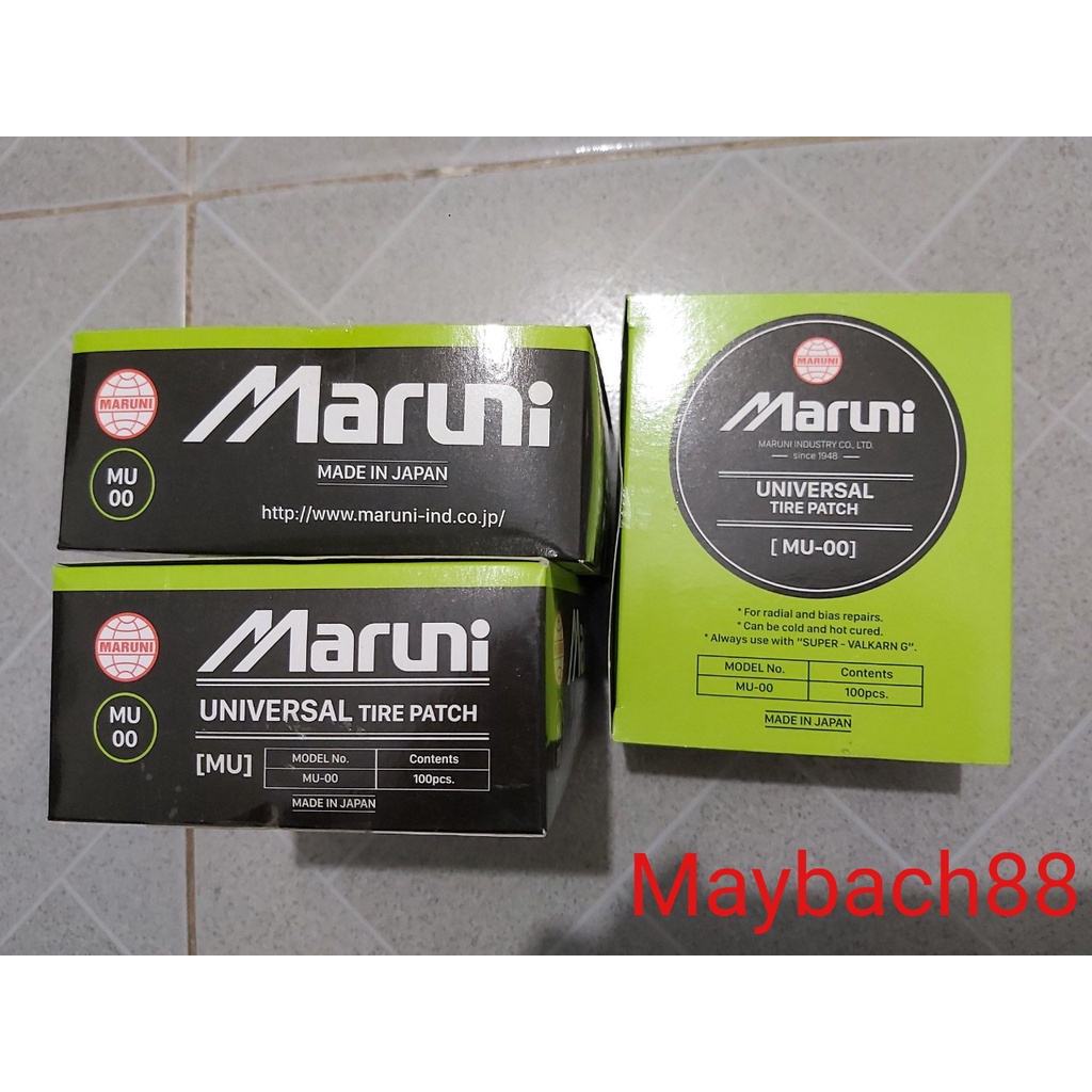 Miếng vá dùng cho lốp không săm MU-A0 - Maruni, Nhật bản