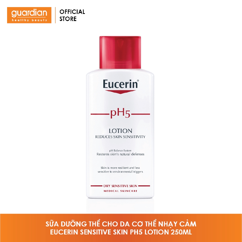 Sữa Dưỡng Thể Cho Da Cơ Thể Nhạy Cảm Eucerin Sensitive Skin Ph5 Lotion 250ml | BigBuy360 - bigbuy360.vn